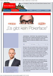 Berliner Akzente Online - Es gibt kein Pokerface