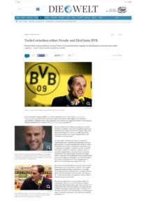 Tuchel zwischen echter Freude und Ekel beim BVB - Dirk W. Eilert 04. Juni 2015 DIE WELT